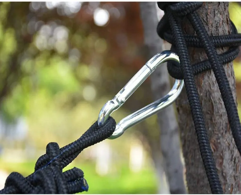 Recreation Double Camping Hammock with Straps Made of Portable Lightweight Cloth Parachute for Backpacking,Travel,Beach,Yard and Outdoor Survival Gifts for Hikers