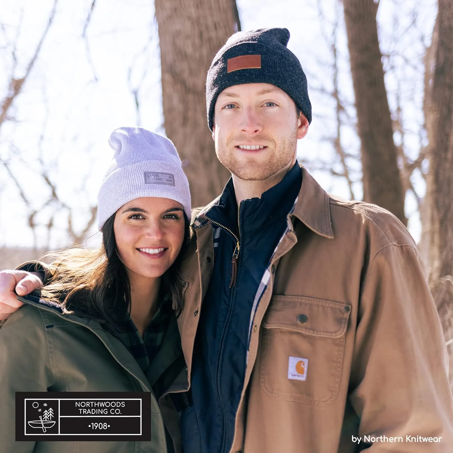 Recycled Wool Blend Super Soft Cuffed Beanie for Men and Women, Sustainable and Lightweight Beanie Hat