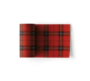 Red Tartan Cocktail Napkin