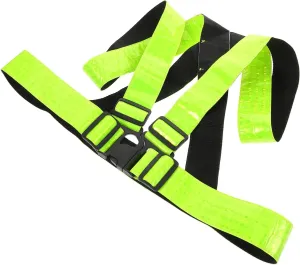 Reflective Vest for Night Biking High Visibility Safety Gear Adjustable Fit Vest for Jogging Hiking Walking