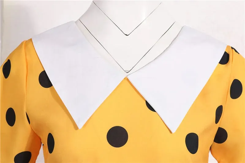 Robe Pin Up Rockabilly <br> Jaune
