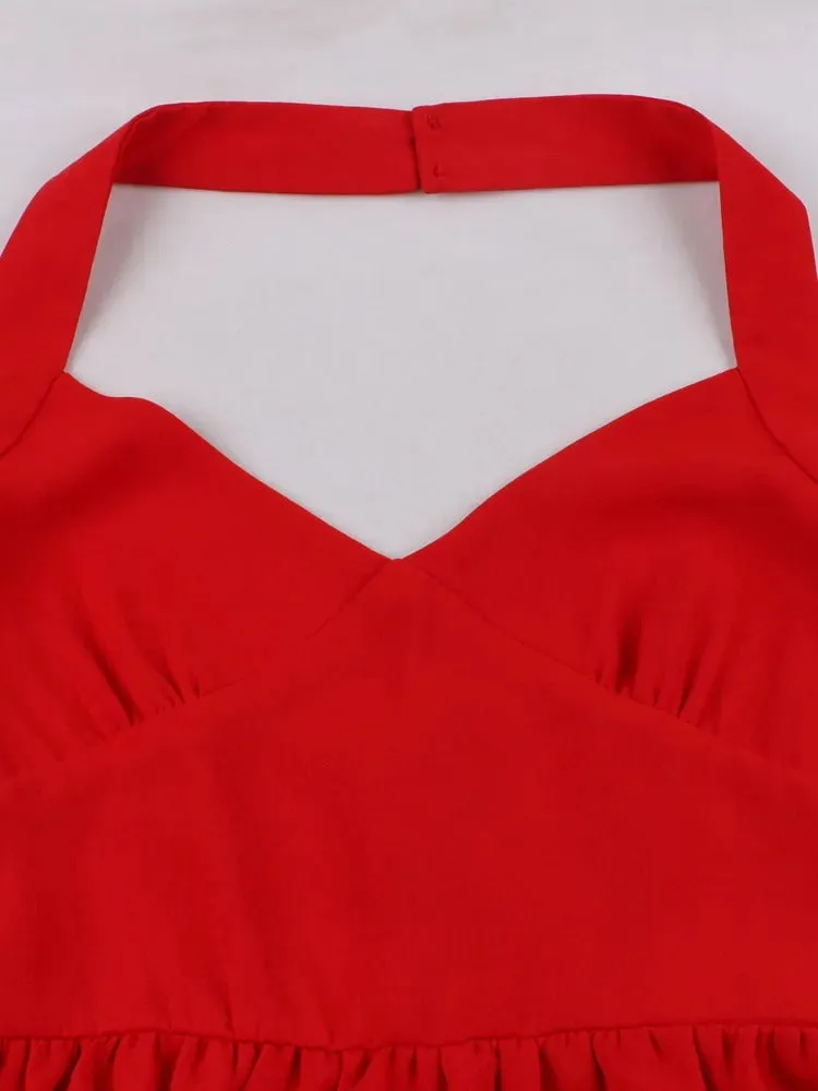 Robe Vintage <br> Rockabilly Rouge