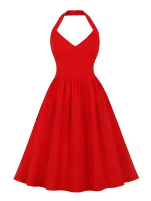 Robe Vintage <br> Rockabilly Rouge