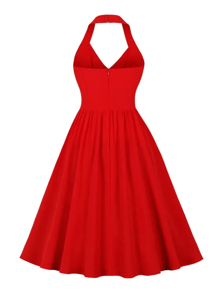 Robe Vintage <br> Rockabilly Rouge
