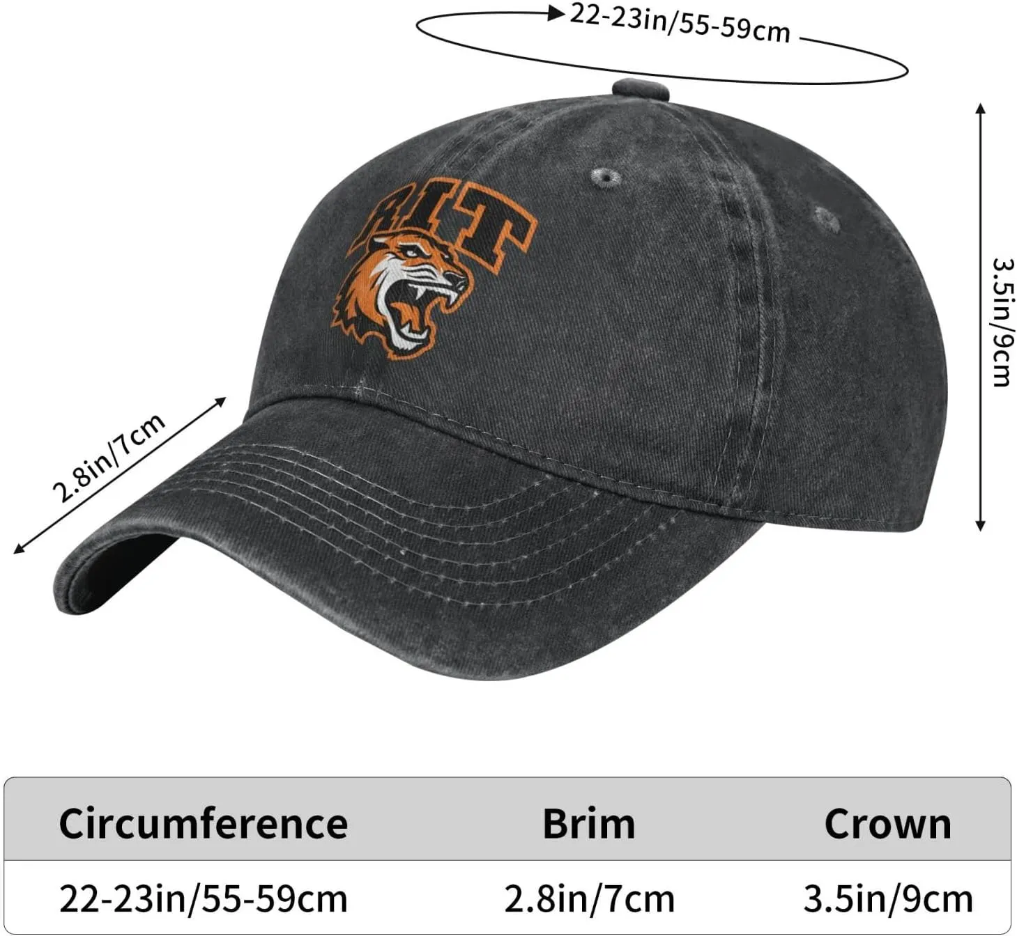 Rochester Institute of Technology Logo Unisex Adjustable for Hat Baseball Cap Casquette