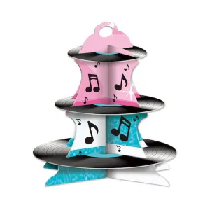 Rock & Roll Cupcake Stand - 1/Pkg
