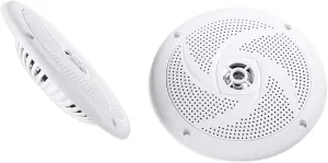 Rockville RSM65W 6.5" 320W Marine Boat Speakers (2), Waterproof, Shallow Mount, High-Power Audio, UV-Resistant, Perfect for Marine and Outdoor Use