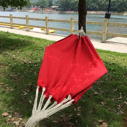 Rope Limited-stock Sleek Hammock Cotton Portable Outdoor