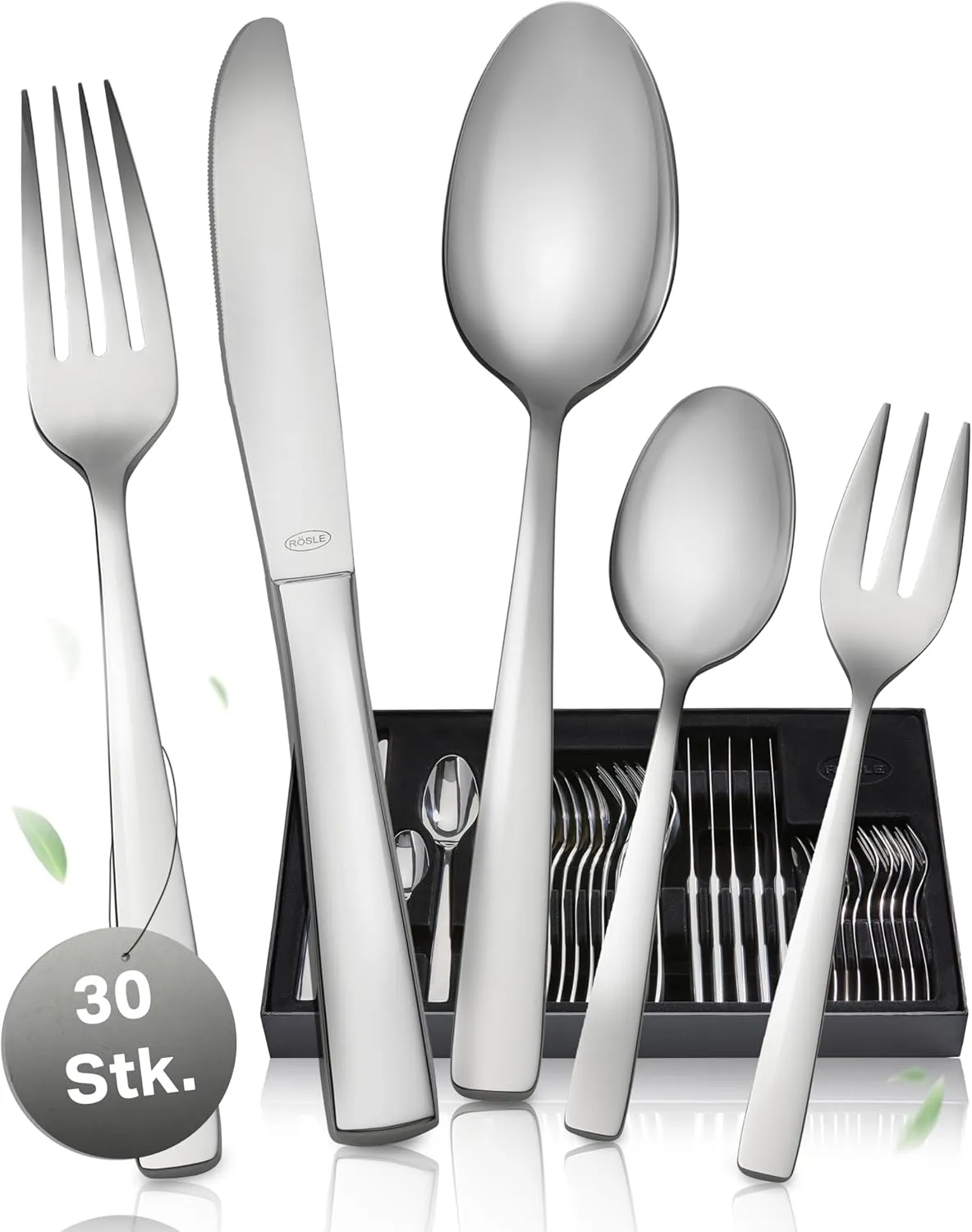 Rosle Cutlery Set, Medium, Silver