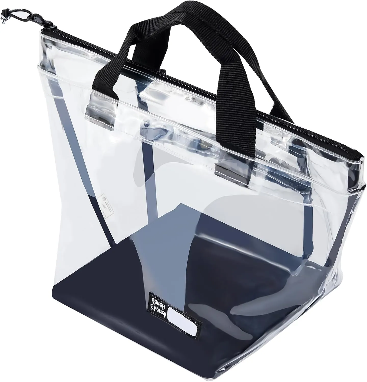 Rough Enough Clear Handbag for Stadium Event Concert,Clear Bag for Stadium Events Women