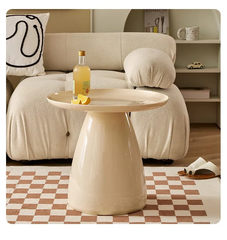 Round Plastic Side Table Coffee Table