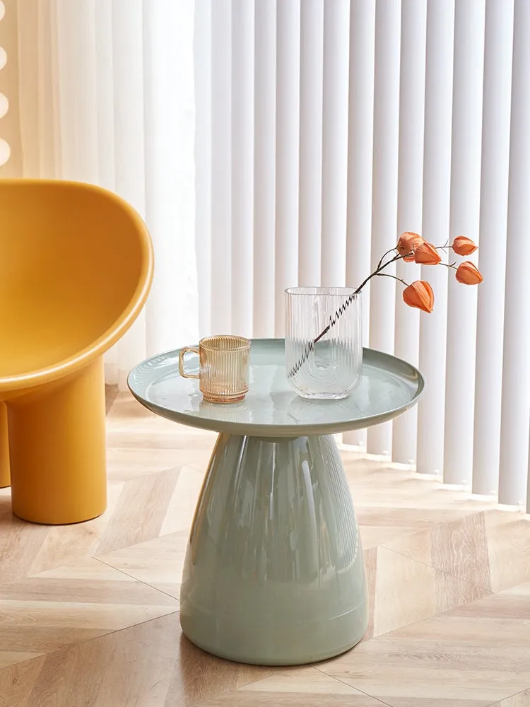 Round Plastic Side Table Coffee Table