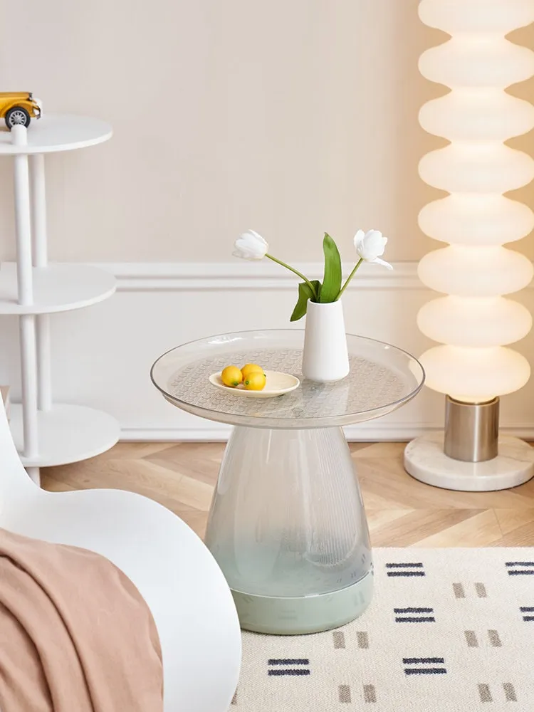 Round Plastic Side Table Coffee Table