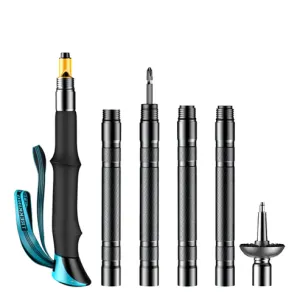 Royaleva Multi-Functional Tactical Trekking Pole - Survival Hiking Stick with Built-In Tools - Durable for Camping Adventures