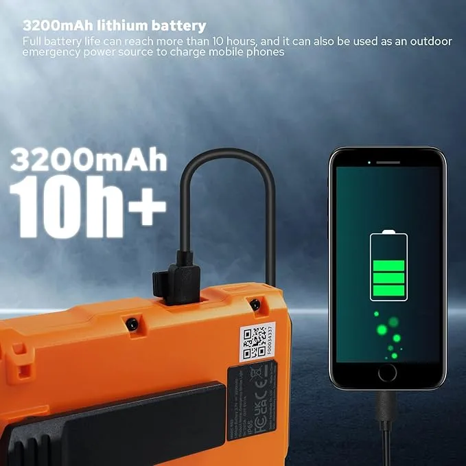 RS5 SOS Distress Strobe Light with Solar Panel, IP65 Waterproof, 10 Hours Battery Life, 6.5Km Night Light Visibility, Flashlight LED Survival Light for Outdoor, Camping, Hiking Emergency