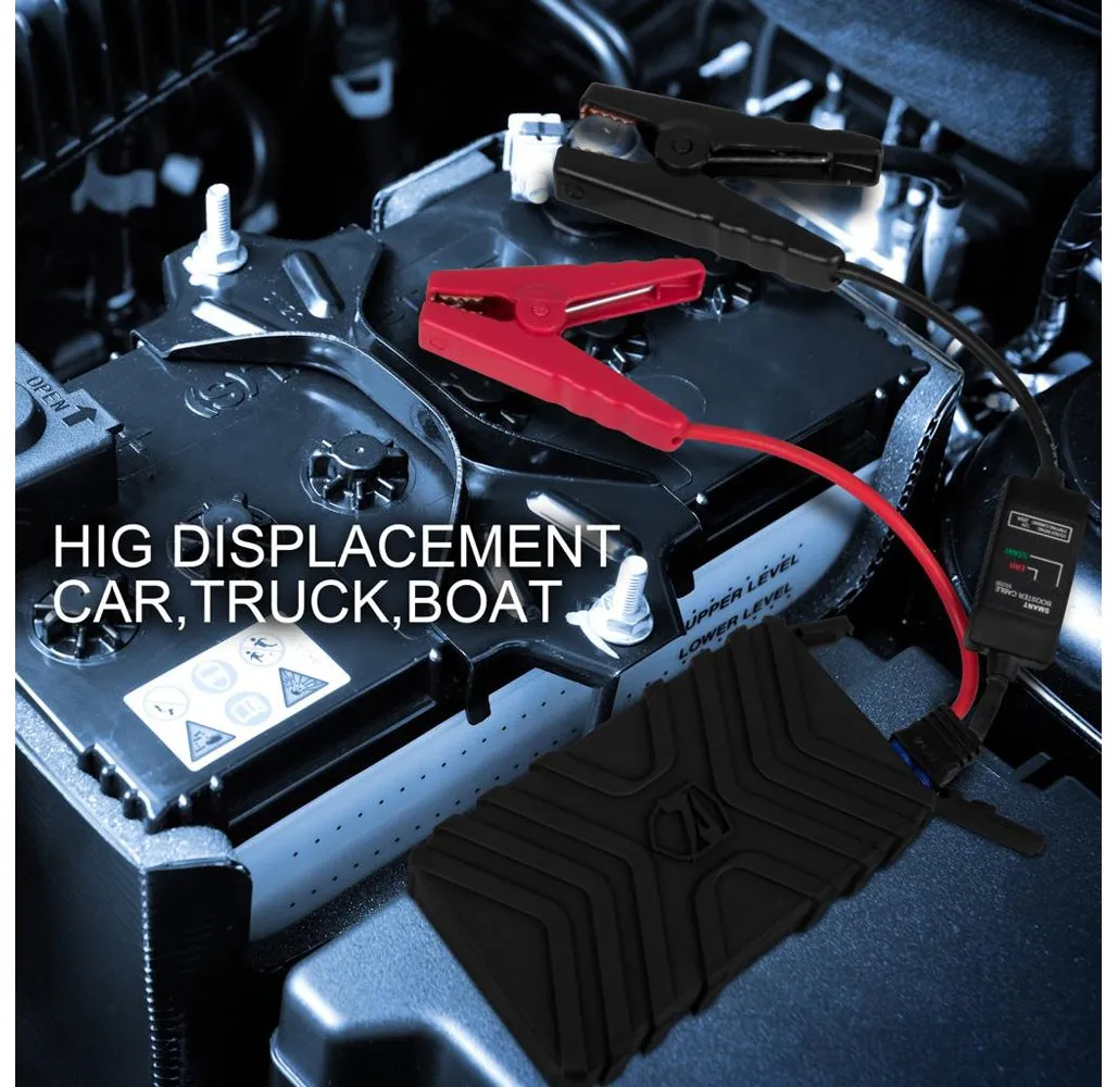 Rugged Waterproof Lithium Ion Jump Starter & Power Bank