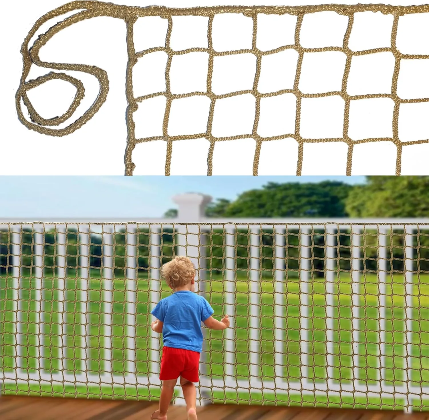 Safety Rope Net Kids Pet Stairs Balcony Railings Protection Rope Netting Playground Net Sports Netting Baseball Softball Backstop Nets