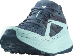 Salomon Womens Ultra Flow Gore Tex Hiking Shoe, Deep Dive/Tanager Turquoise/Carbon, 10.5 US