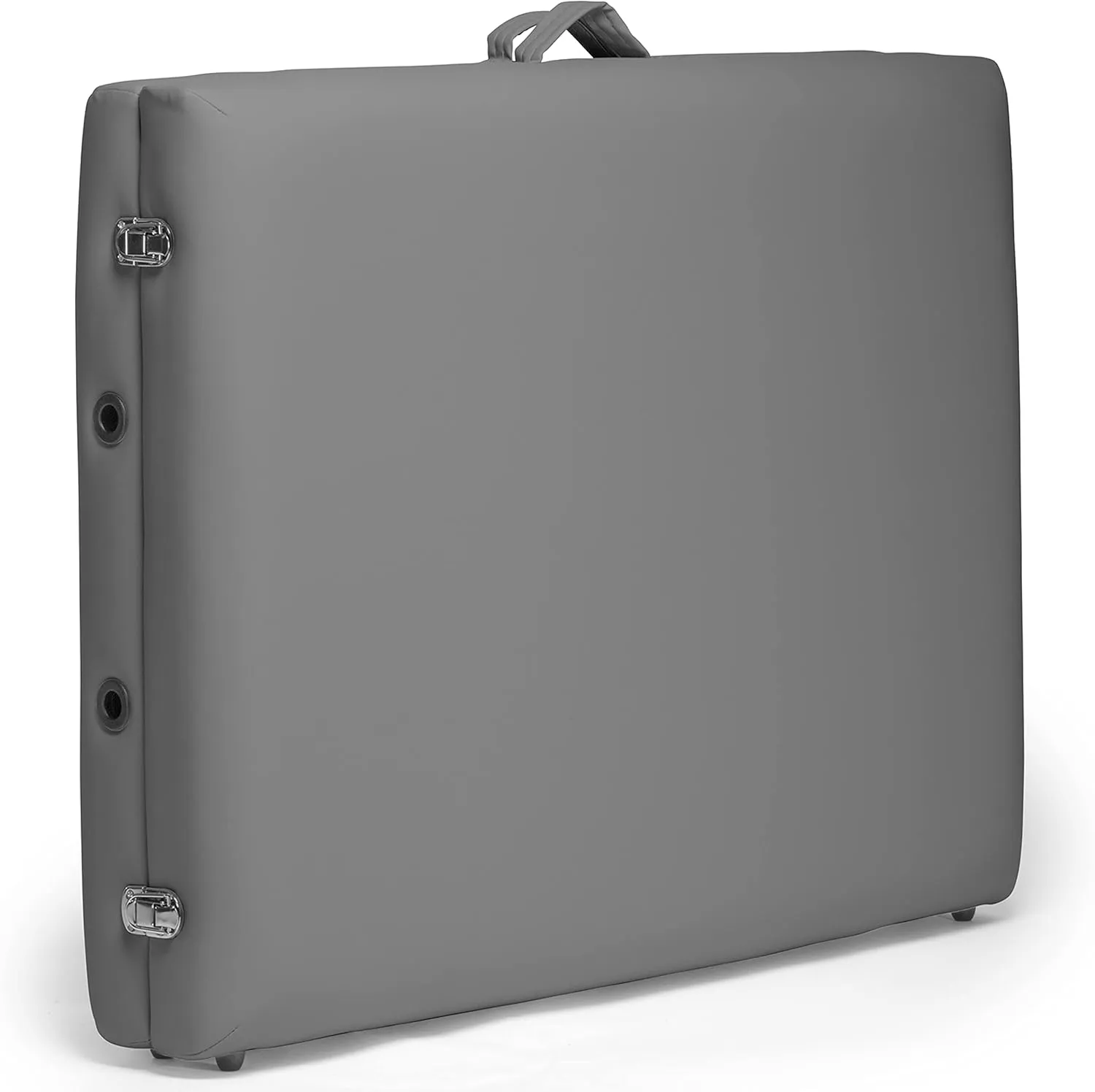 Saloniture Professional Portable Folding Massage Table with Carrying Case - Light Gray
