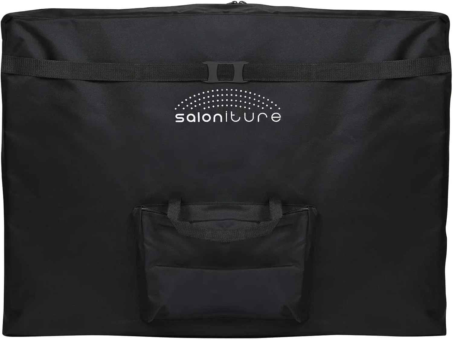 Saloniture Professional Portable Folding Massage Table with Carrying Case - Light Gray