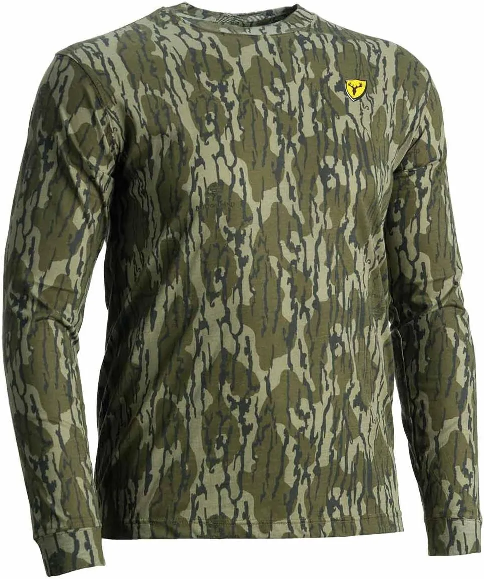 SCENTBLOCKER Scent Blocker Fused Cotton Lightweight Long-Sleeve Shirt, Camo Hunting Clothes