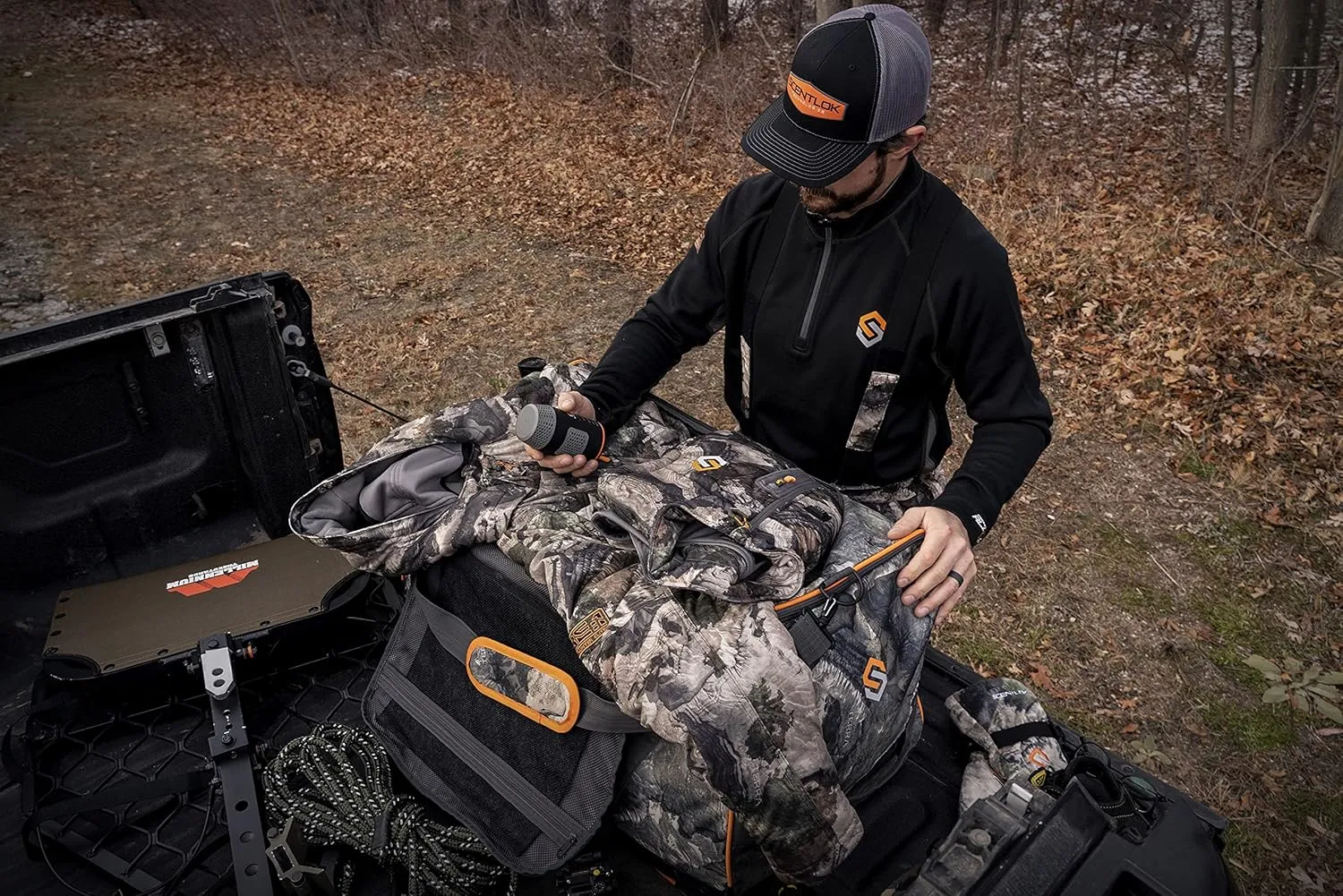 ScentLok Bowhunter Elite:1 Trek Merino Wool Base Layer Thermal Shirt for Men