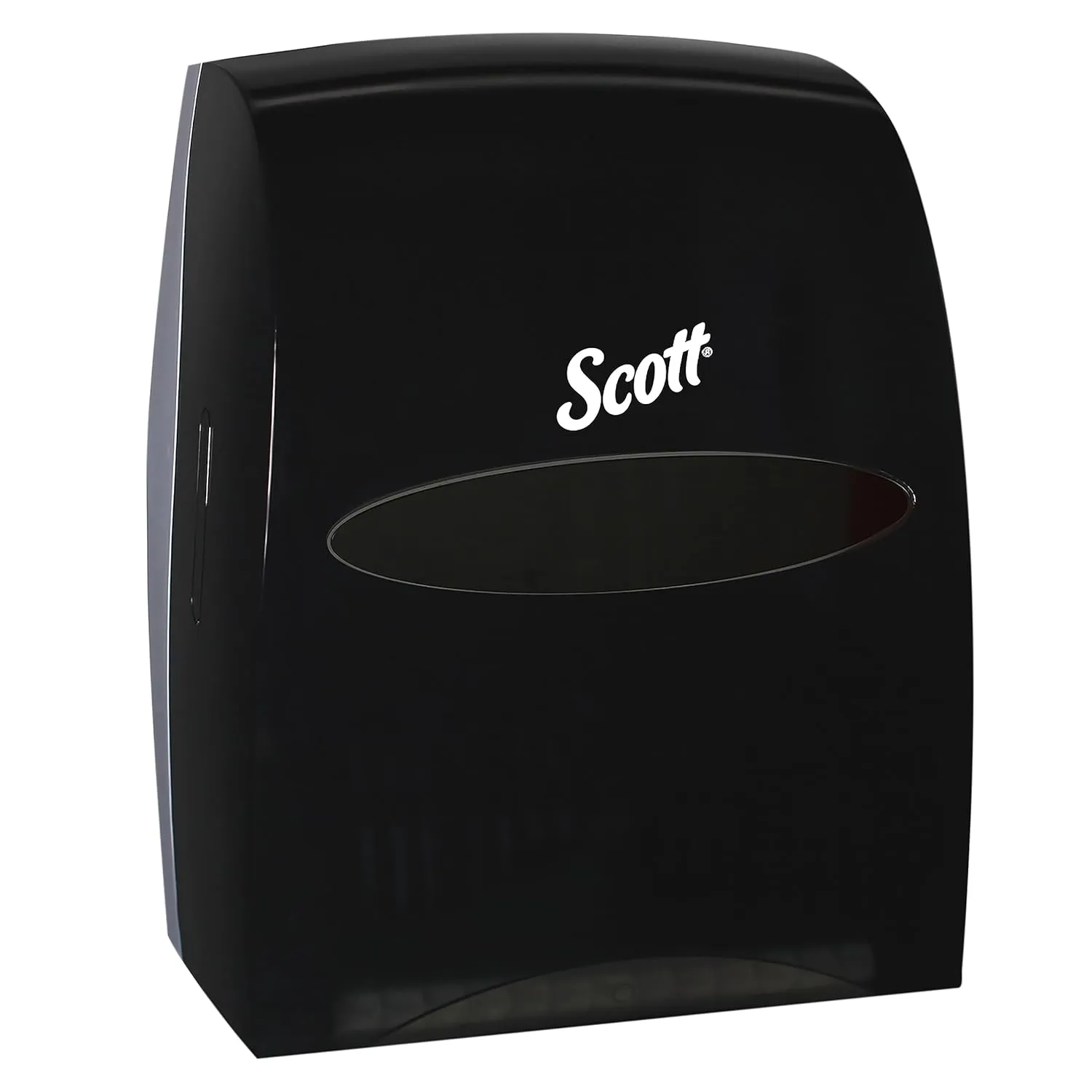 Scott Professional Essential Manual Hard Roll Towel Dispenser (46253), Black, for ScottProfessional Purple Core Towels, 12.63"x16.13"x10.2" (Qty 1)