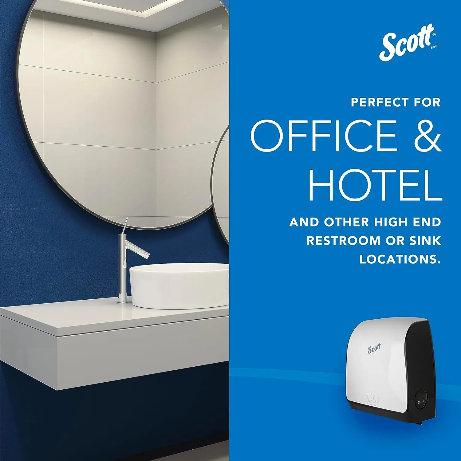 Scott Professional Pro Automatic Hard Roll Towel Dispenser Module Only (34361), for ScottProfessional Blue Core Towels (Qty 1)