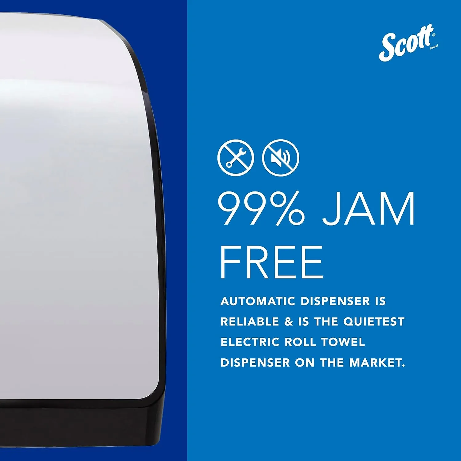 Scott Professional Pro Automatic Hard Roll Towel Dispenser Module Only (34361), for ScottProfessional Blue Core Towels (Qty 1)