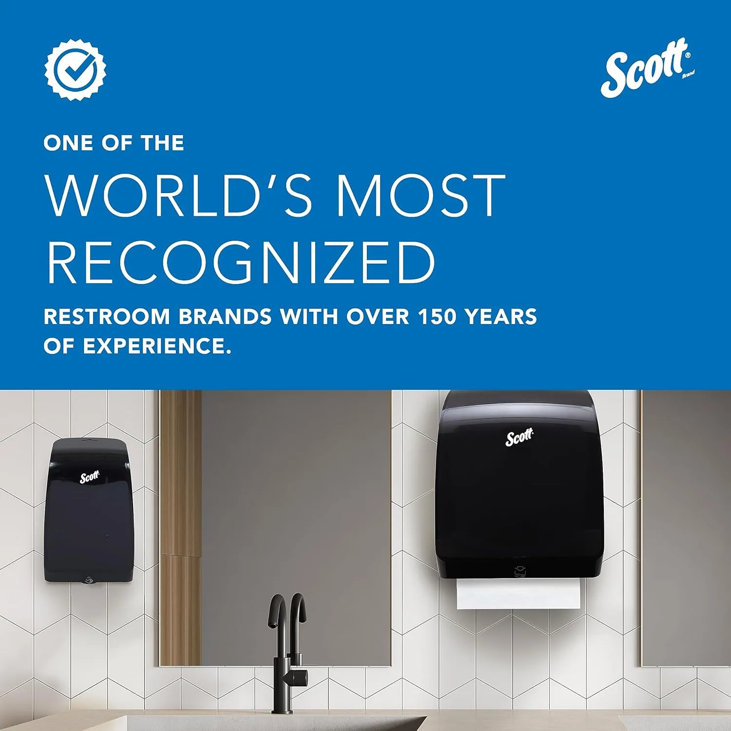 Scott Professional Pro Automatic Hard Roll Towel Dispenser Module Only (34361), for ScottProfessional Blue Core Towels (Qty 1)