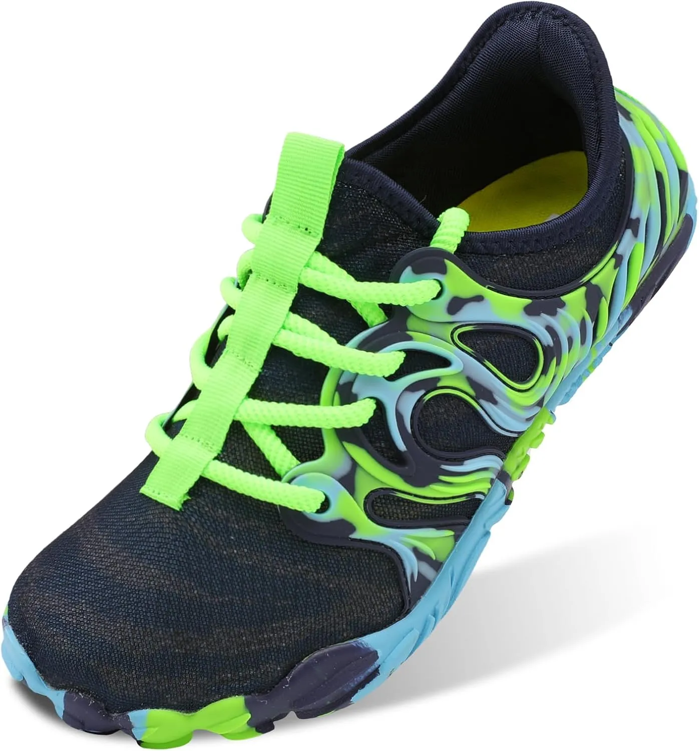 Scurtain Unisex Mens Womens Athletic Hiking Water Shoes Barefoot Aqua Shoes for Beach Swimming Hiking Boating Sailing