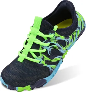 Scurtain Unisex Mens Womens Athletic Hiking Water Shoes Barefoot Aqua Shoes for Beach Swimming Hiking Boating Sailing