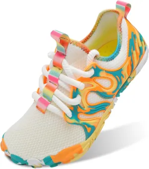 Scurtain Unisex Mens Womens Athletic Hiking Water Shoes Barefoot Aqua Shoes for Beach Swimming Hiking Boating Sailing