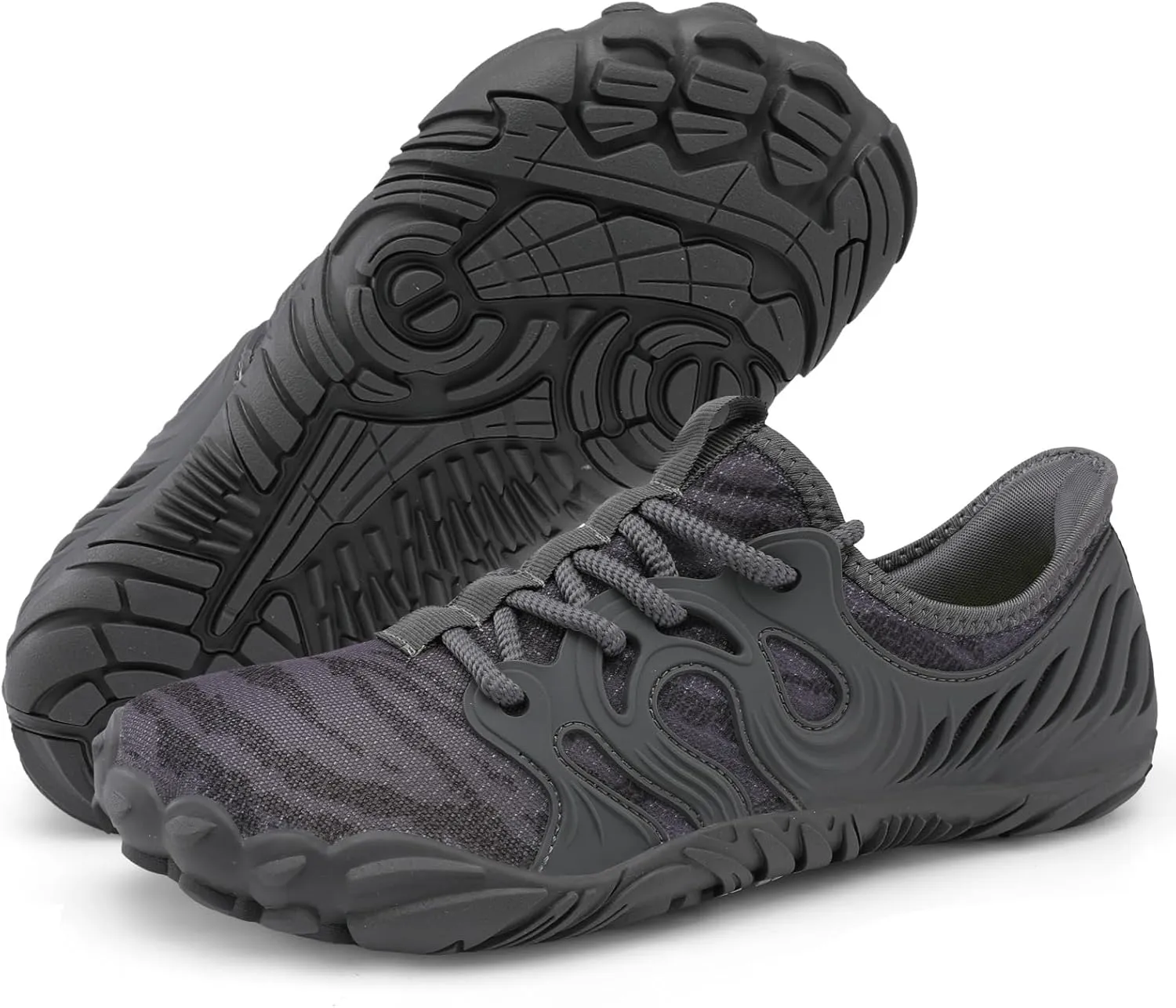 Scurtain Unisex Mens Womens Athletic Hiking Water Shoes Barefoot Aqua Shoes for Beach Swimming Hiking Boating Sailing