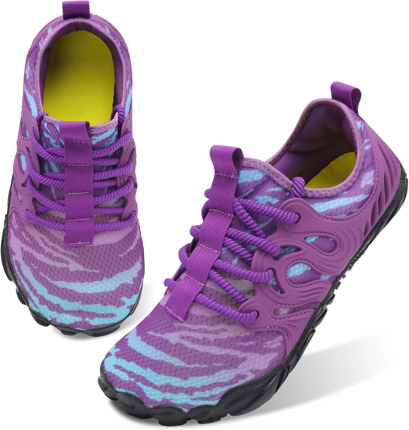 Scurtain Unisex Mens Womens Athletic Hiking Water Shoes Barefoot Aqua Shoes for Beach Swimming Hiking Boating Sailing