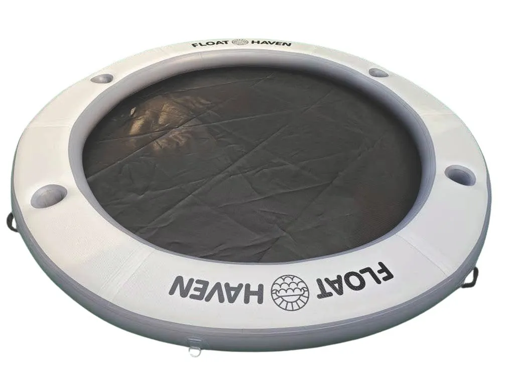 SEA POOL – 3M Large Round Inflatable River Float - Floating Island - Water Hammock