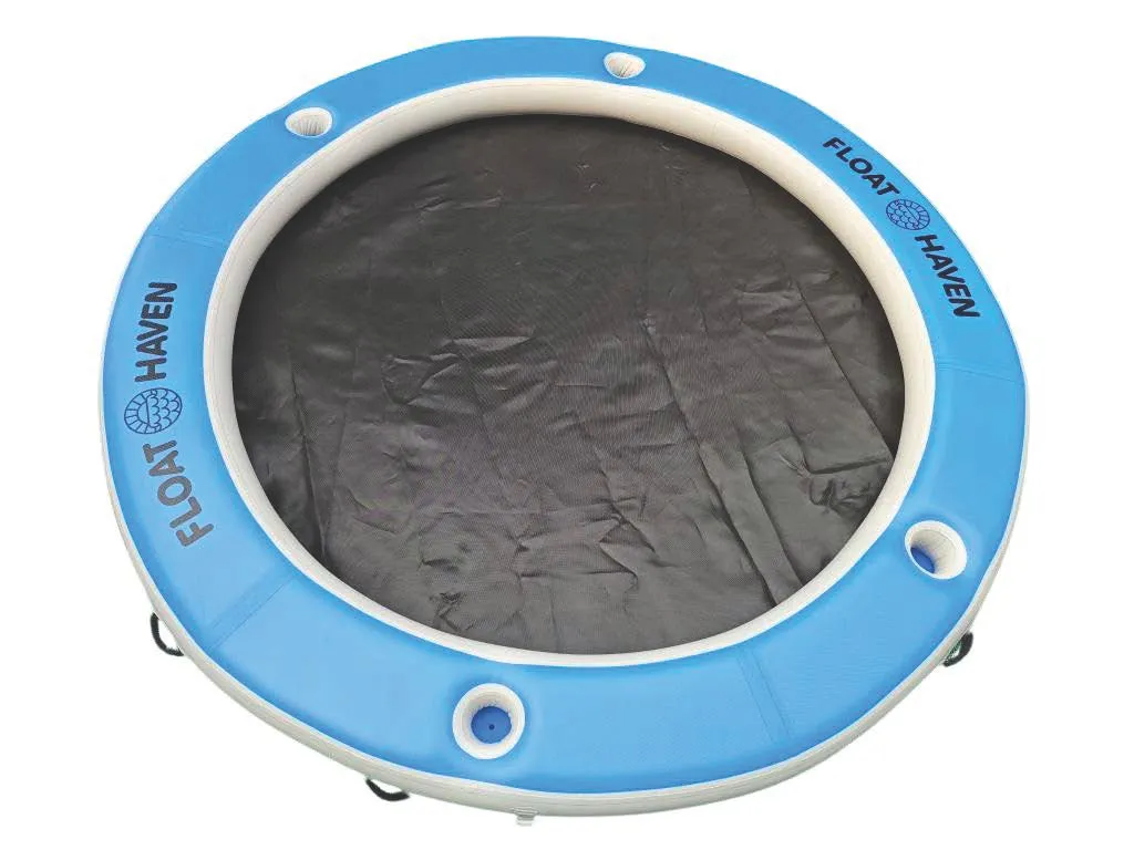 SEA POOL – 3M Large Round Inflatable River Float - Floating Island - Water Hammock
