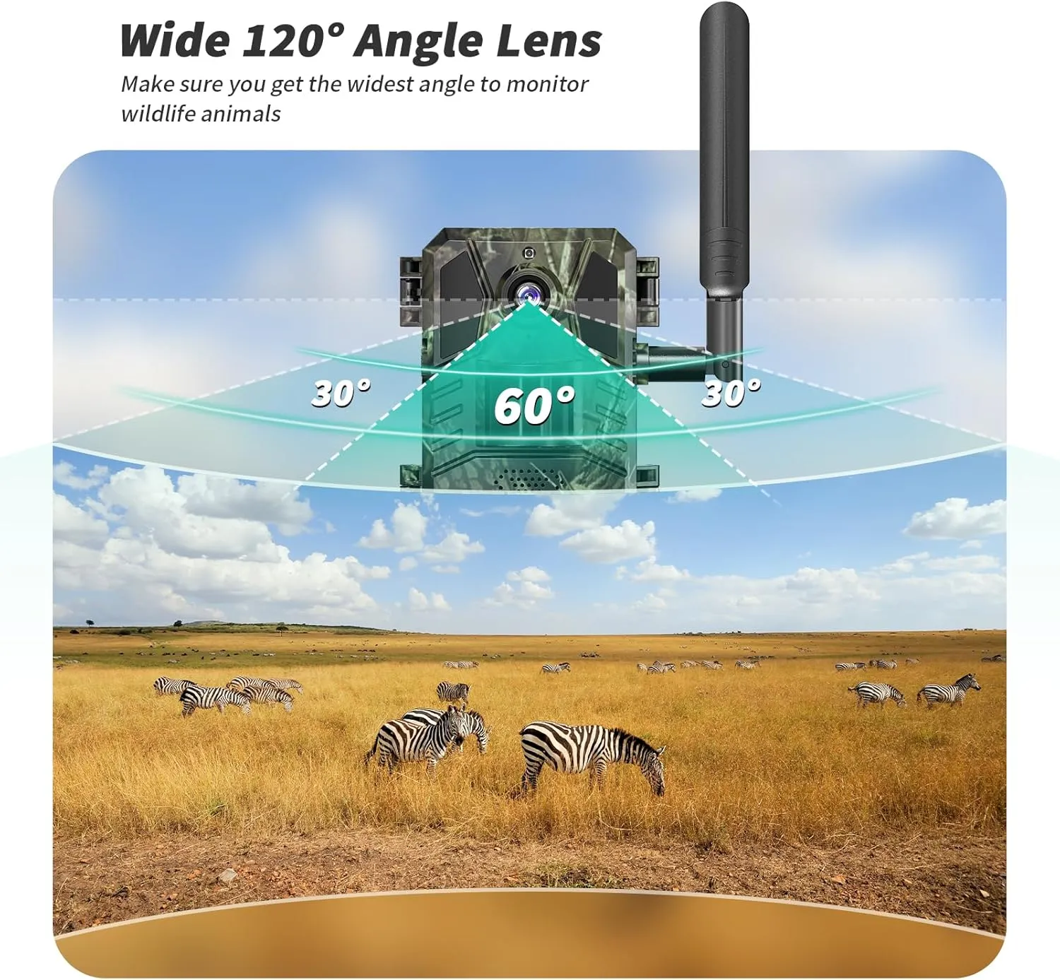 SEHMUA Cellular Trail Cameras 3rd Gen with Live Streaming, Built-in SIM Card with Motion Activated 0.2s Trigger Time Solar Trail Cam IP66 Waterproof
