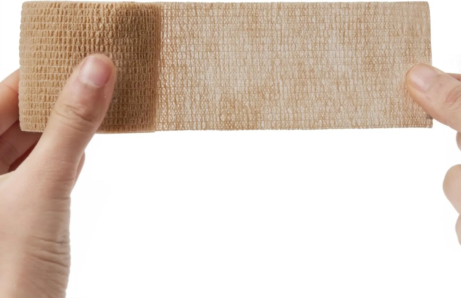 Sensi Wrap Grip Cover Sports Self Bandage Rolls 2-inch x 5-Yards 24pcs (Tan)