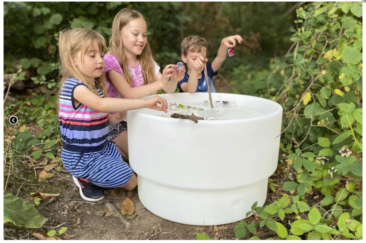 sensory mood discovery table coulr changin sand & water  exploring table