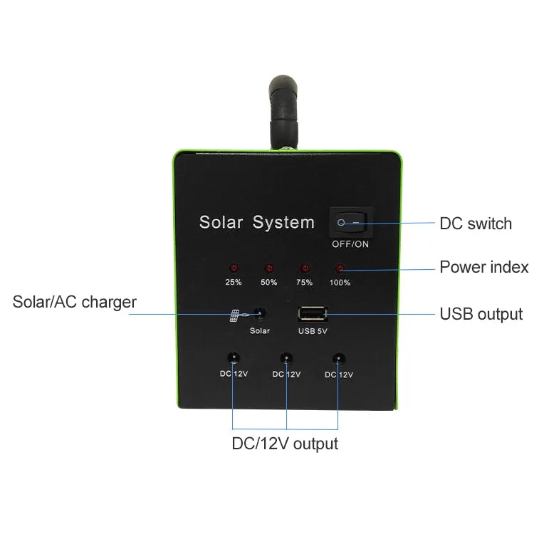 SG20W-AC100 20W Household High Power Solar Power Generation System, 20W