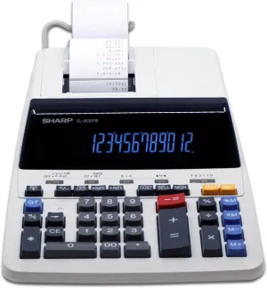 Sharp EL-2630PIII 12 Digit Commercial Printing Calculator