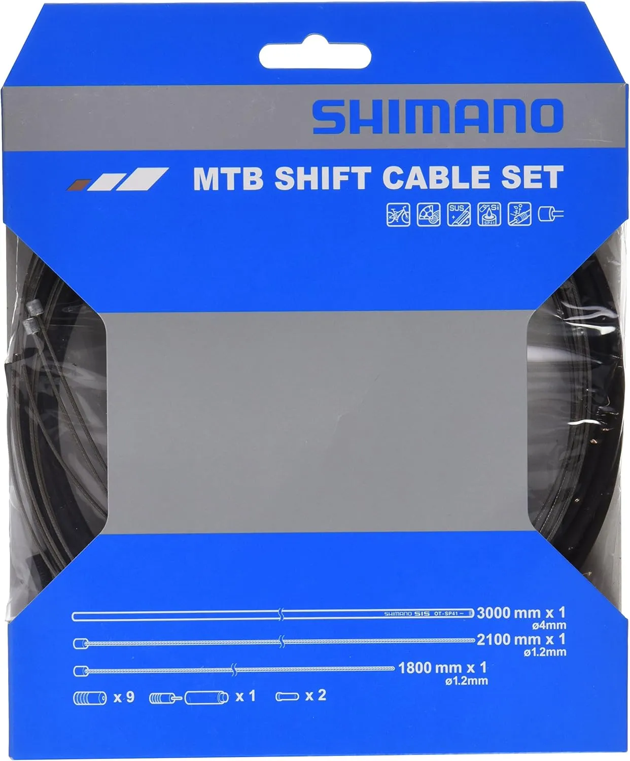 SHIMANO MTB Stainless Steel Gear Cable Set Cycling Gear