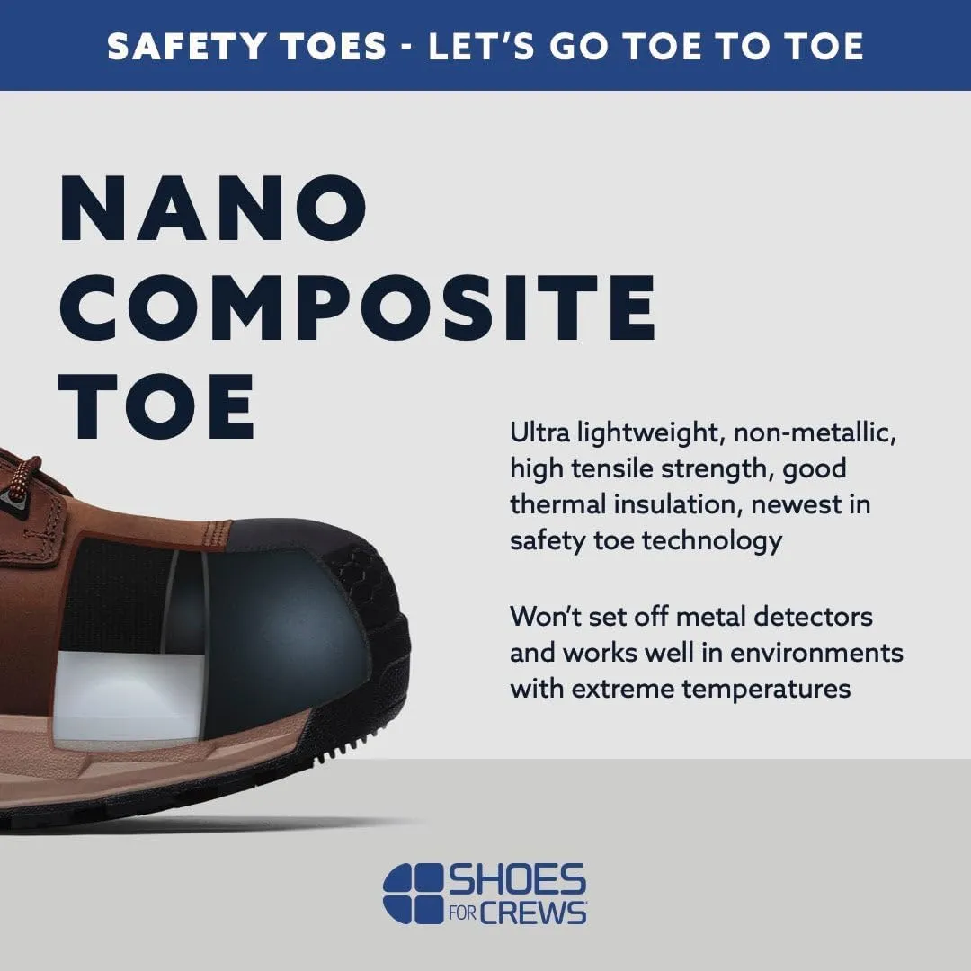 Shoes for Crews Toby II, Men’s Non Slip Comfortable Lightweight Work Shoes