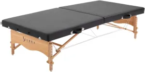 Sierra Comfort Low-Level Portable Massage Table, SC-1004 (Black)