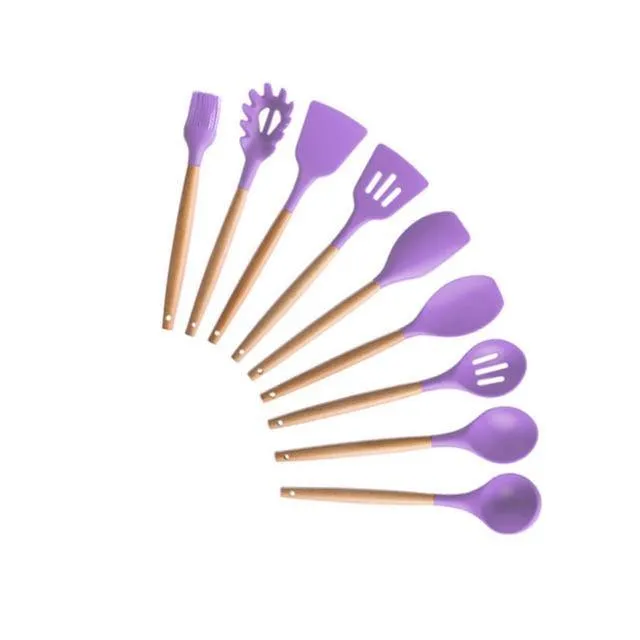 Silicon Kitchen Utensil Set (12PCS)