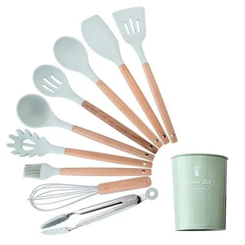 Silicon Kitchen Utensil Set (12PCS)
