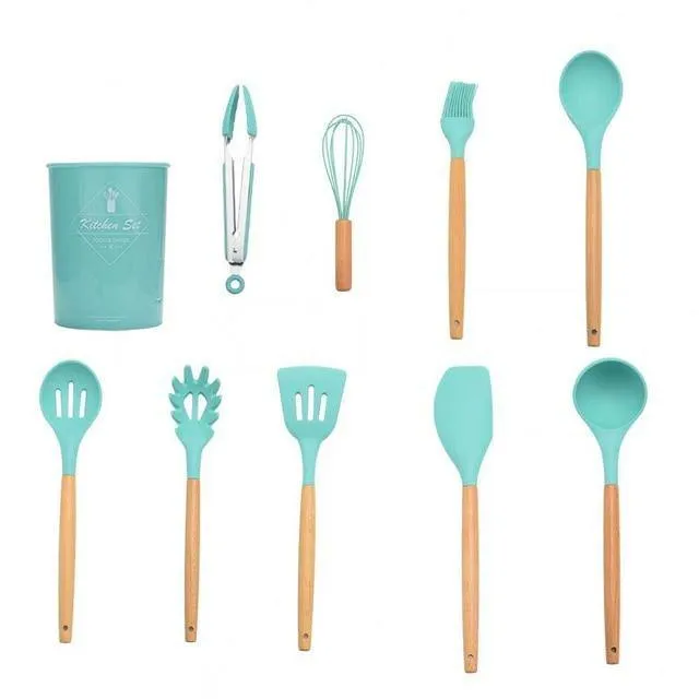 Silicon Kitchen Utensil Set (12PCS)