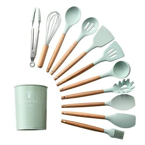 Silicon Kitchen Utensil Set (12PCS)