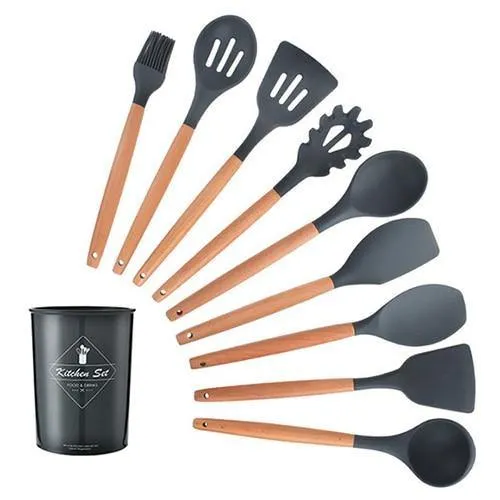 Silicon Kitchen Utensil Set (12PCS)